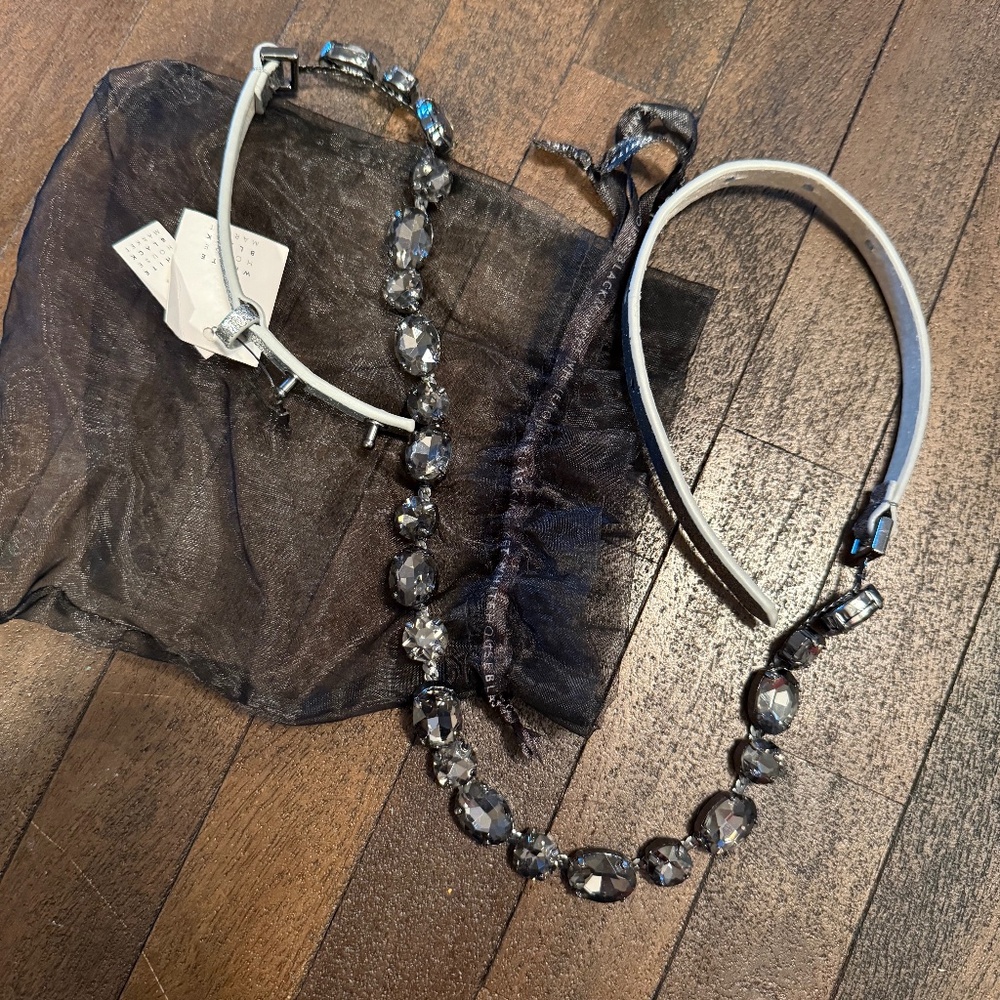 WHBM faux gemstone dress belt NWT